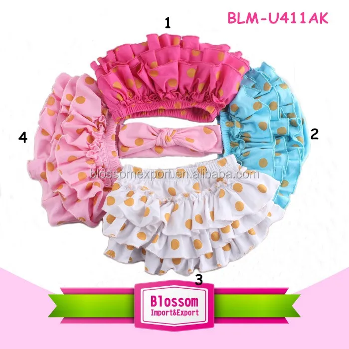 
Wholesale newest design baby infant ruffle bloomers chiffon comfortable solid lavender color skirted baby bloomers 