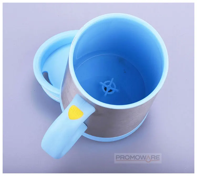 
Battery Powered 14oz Automatic Auto Self Stirring Mug Mixing Coffee Cup with Handle Electric Mixer Self-Stirring Cup 