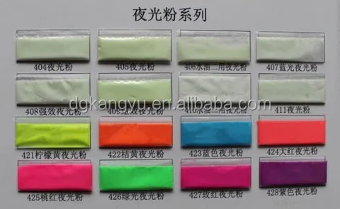 all glow in dark powder