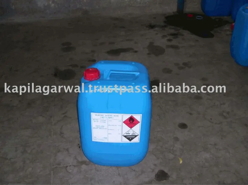 Clear Colourless Liquid Acetic Acid.