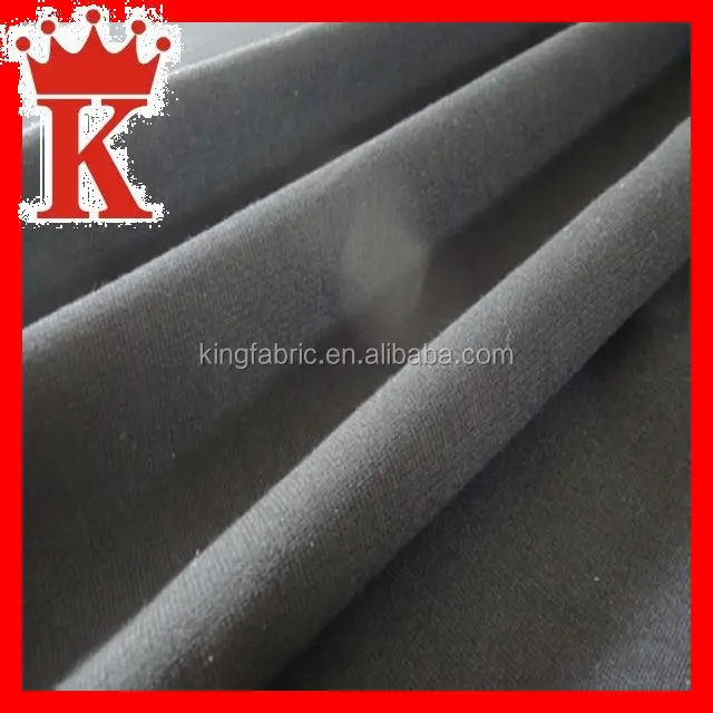 Kingfabric 30s knitting fabric 65% rayon 30% nylon 5% spandex ponte roma fabric