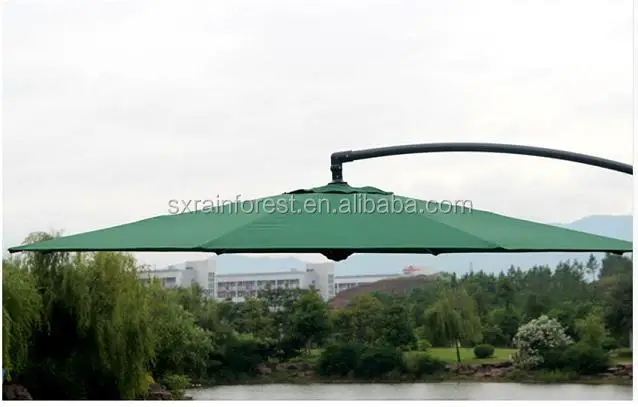 3m outdoor furniture parasol sun shade cantilever banana hanging umbrella