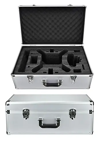 Sliver Protective Aluminum Hard Traveling Drone Case for DJI Phantom 4 DJI Phantom 3 Standard
