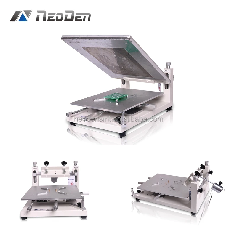 SMT stencil printer NeoDen PM 3040 pcb stencil solder paste printer