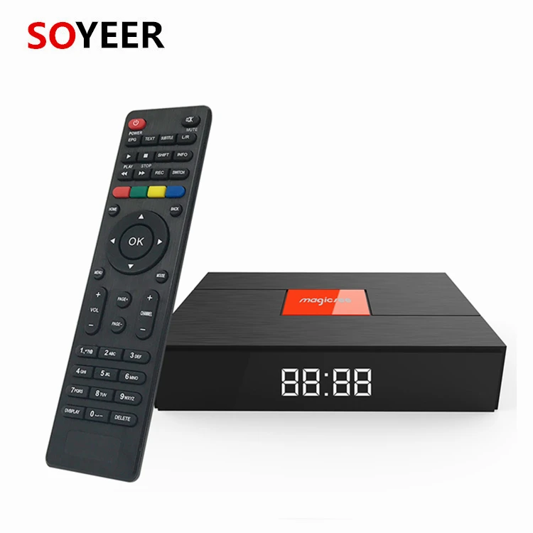Soyeer S905D Hybrid C400 T2 S2  2G 16GB Satellite Receiver Android Smart Tv Box Dual WIFI BT 4.0