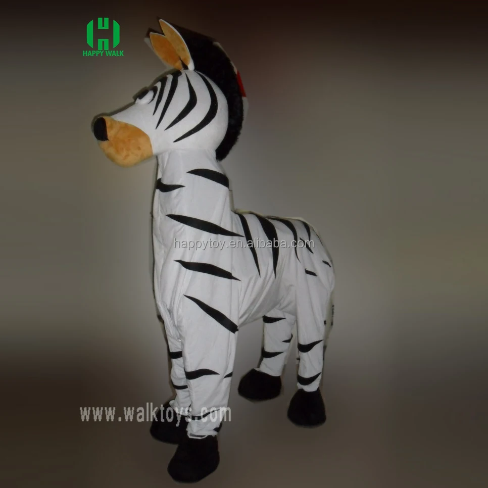 2 person zebra Mascot Costume For adults 2 person costumes animal horse carnival costumes excellent lyjenny