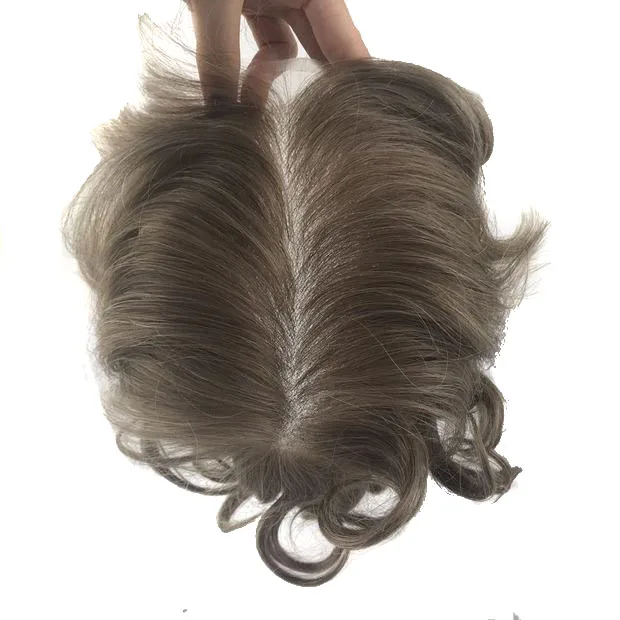 Popular Duroble Mono Base Hair Unit for Men Human Hair Toupee Hair Prosthesis