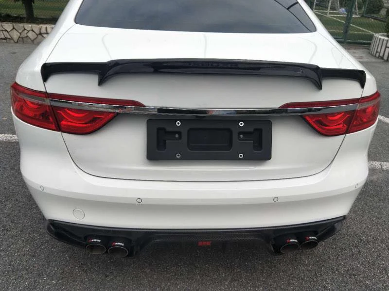 Carbon Fiber XF Rear Trunk Spoiler for Jaguar XF Base Sedan 4-Door 16-19