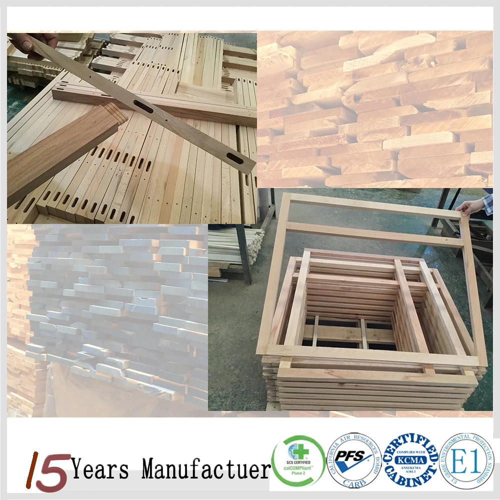 
Pre Assembled America Frame Kitchen Cabinets Design Solid Wood 