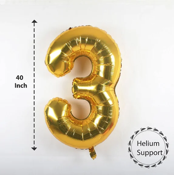 Number 30 Foil Balloons Helium Ballons 30th Year Old Birthday Party Wedding Decor Supplies Event Party Supplies