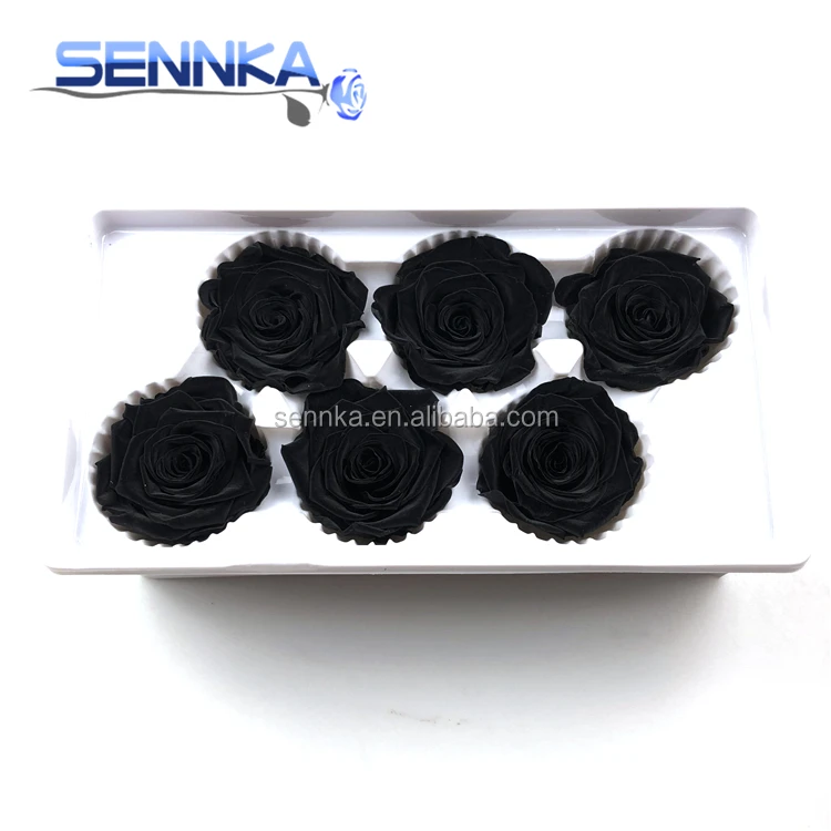 Christmas Smell Fresh Black Rose Real Preserved Flower for Sale