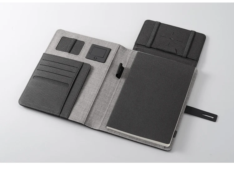 MULTIFUNCTIONAL POWER BANK NOTEBOOK wireless charger power bank fashion padfolio AMAZING DESIGN