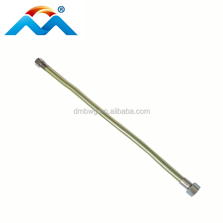 Гибкий шланг-оплетка из нержавеющей стали для пожарных с фитингом нагревательный