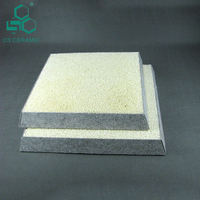 Высокое качество 20 PPI к 60PPI пористой пены керамический фильтр из Китая, известного поставщика