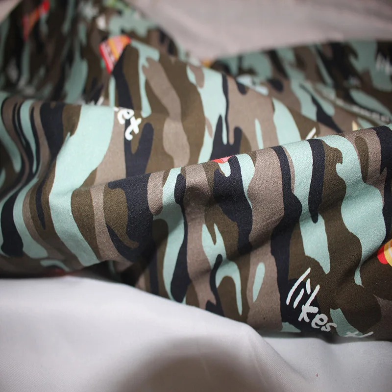 100%Cotton Material Custom Printed Woven Technics Cotton Fabric