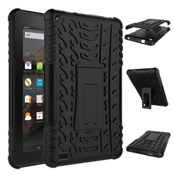 Shockproof Rugged Kickstand 7 INCH Tablet Cover For Amazon Kindle Fire hd7 2015 Case