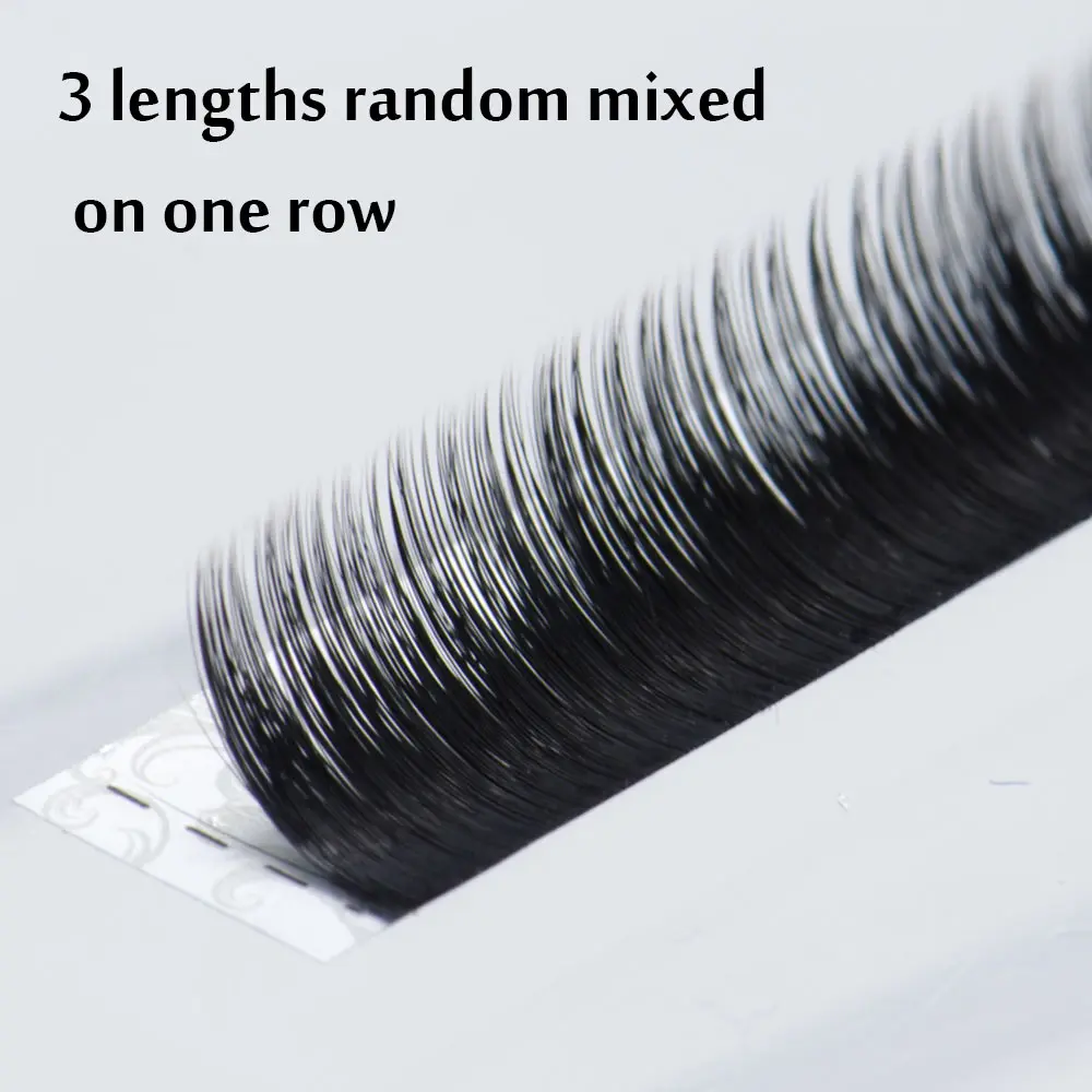 private label own brand volume eyelash extension easy fan lash individual mink lashes 0.03 blooming eyelash extension