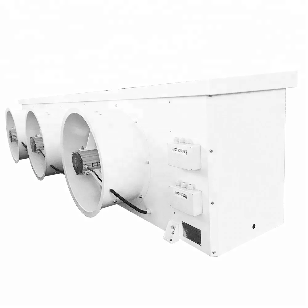 custom made 3 fan copper evaporator coils air cooler cold room blower