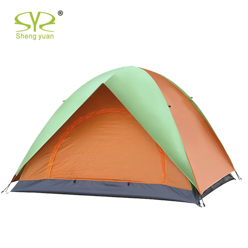 Shaoxing 2x2 Meter 3-4 Person 2 Dtorey Tent Waterproof Tent Outdoor Large Family Camping Tent