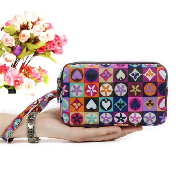 Оптовая продажа, многофункциональные женские кошельки на три молнии, кошелек из искусственной кожи, портативные кошельки для наличных, вместительные кошельки