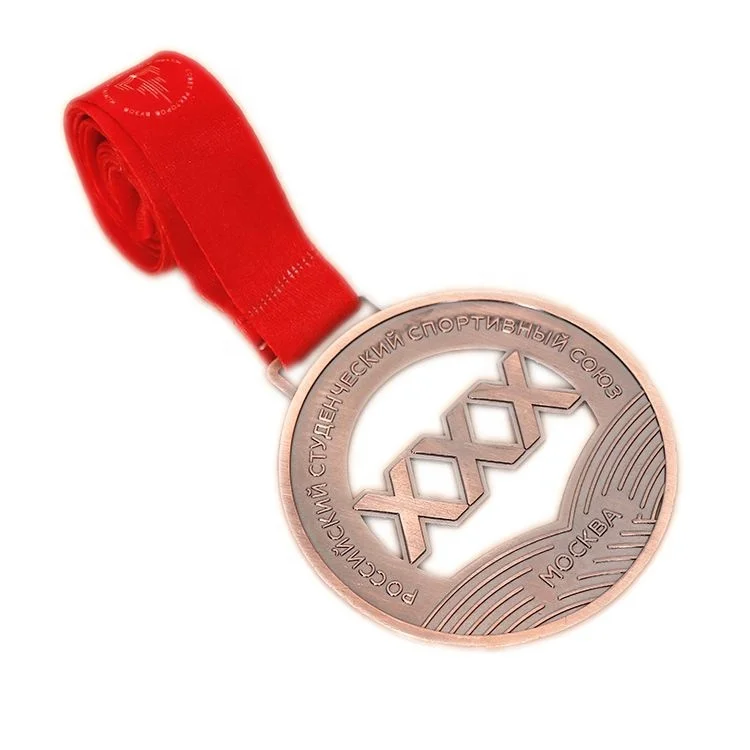 custom personalized medals chinese medal with ribbon