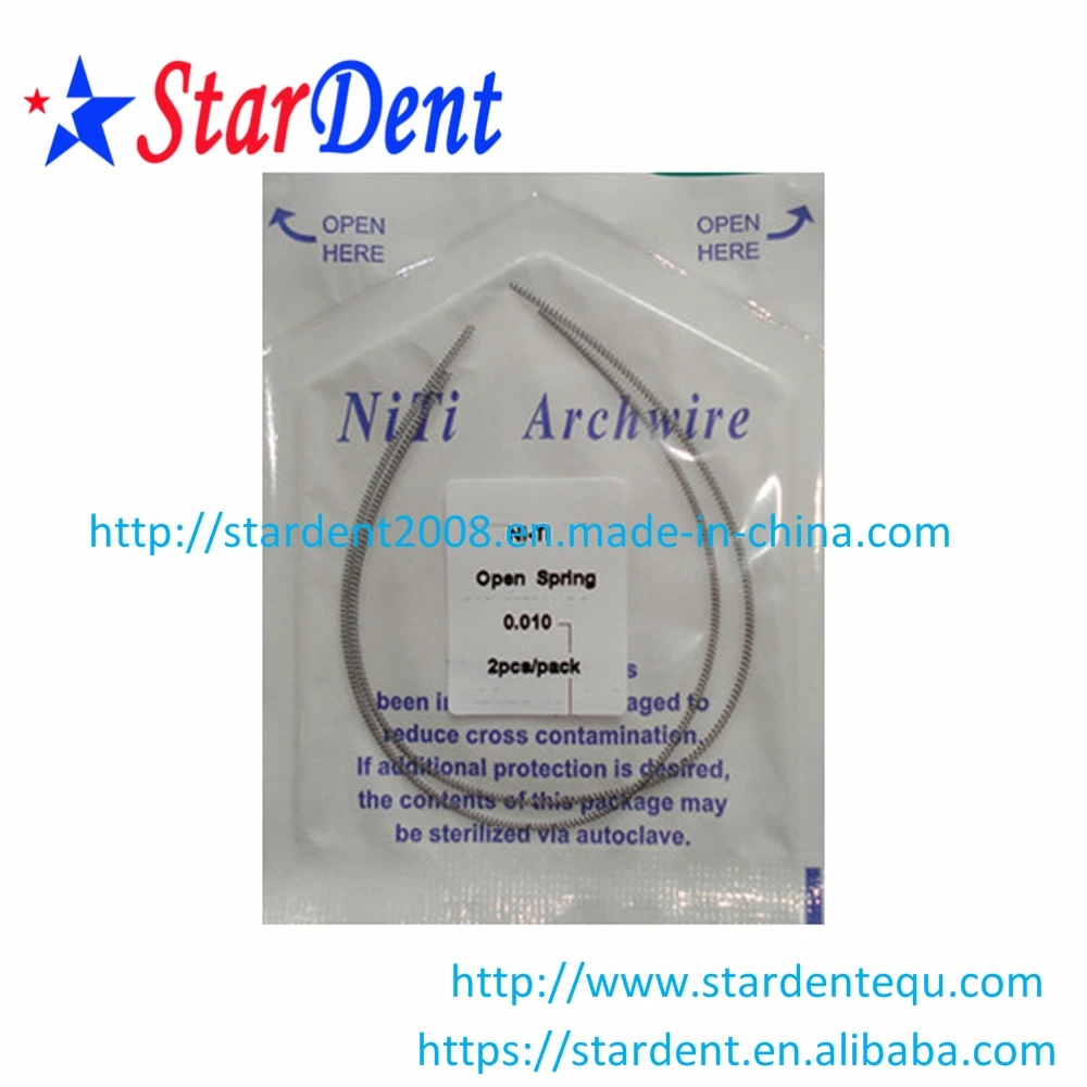Dental Orthodontic NITI Openning Coil Spring Orthodontic Materials Dental Consumables