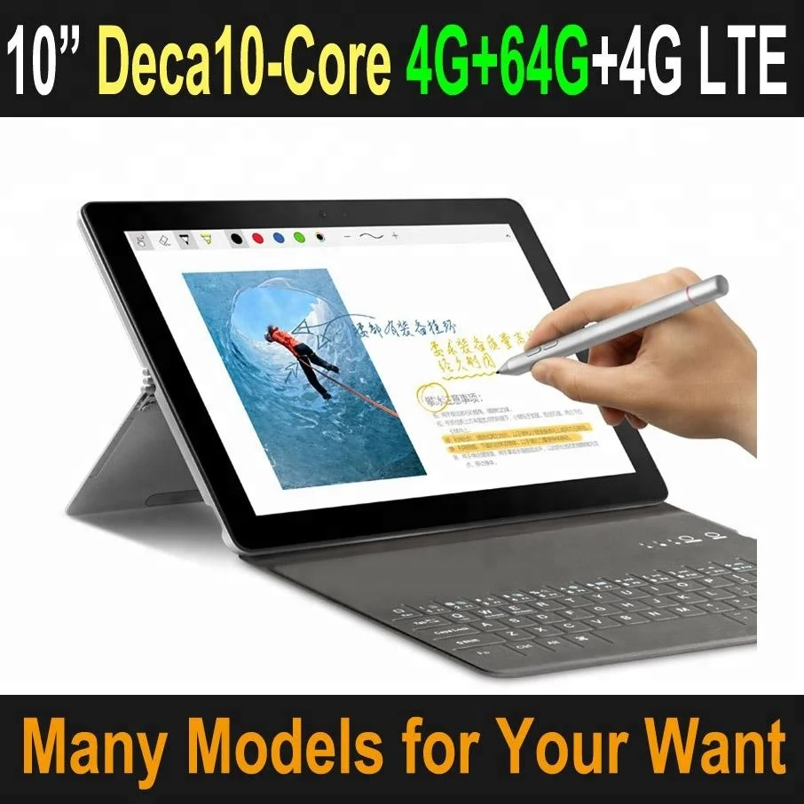 10 1 "или дюймов MT6797 10-core дека-Core планшетный ПК с 4 грамма 64 г stylus оригинальный почерк tablet pc компьютер
