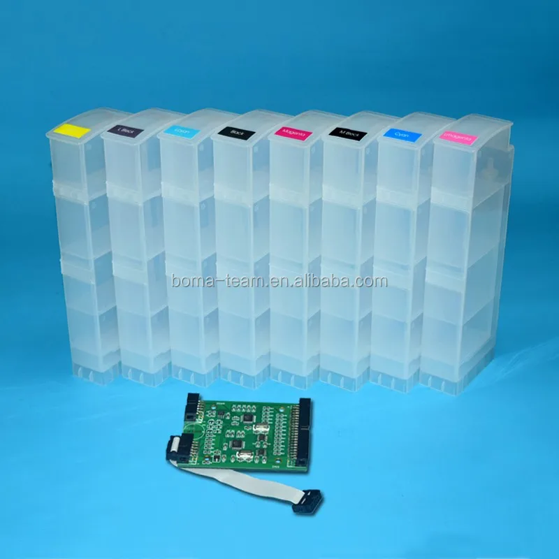 Printer Refill Ink Cartridge For HP 91 Auto Reset Chip Decoder For HP Designjet z6100 Z 6100 HP91 Large Formt Inkjet Plotter