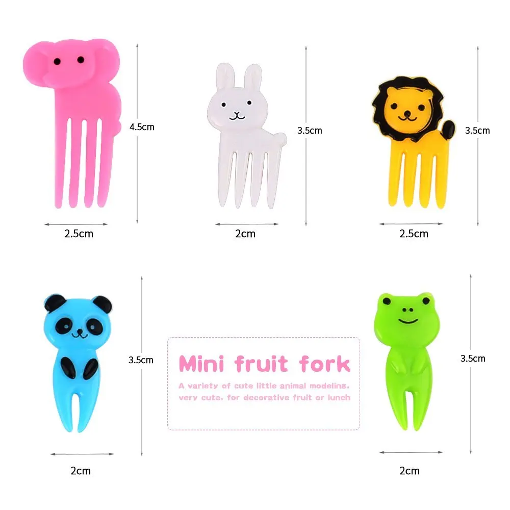 
Hot Selling Party Supplies Cute Animal Shaped Bento Picks Food Picks fruit forks 