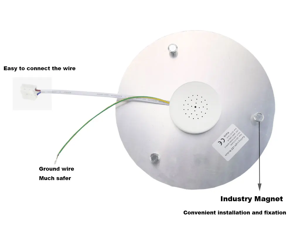 
HOSLIGHT C2 10W LED Ceiling Module Light 2835 SMD PCB Board Lamp with Magnet Direct AC 220V Driverless 3000K 