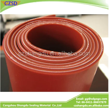 SD Natural Red Rubber Sheet / Red Natural Rubber Sheet, View 6mm rubber sheet