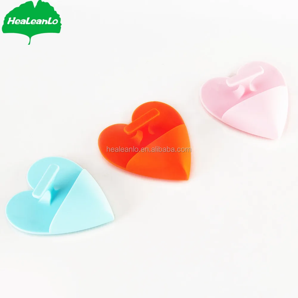 HeaLeanLo silicone heart shape wash face brush facial exfoliator cleansing pad brush for sensitive skin