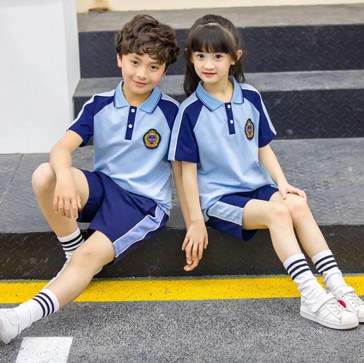 Индивидуальная летняя форма для начальной школы, летняя детская школьная форма от производителя