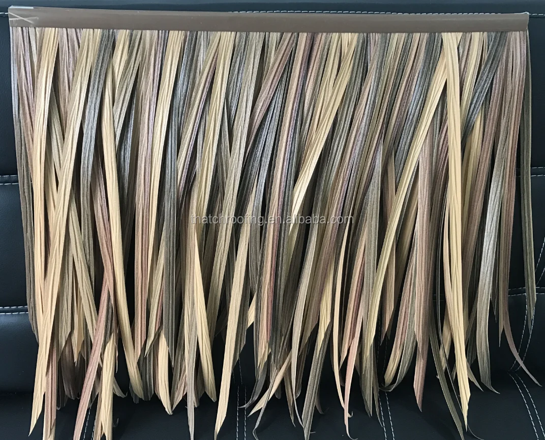 
High quality good flexibility synthetic thatch roofing 
