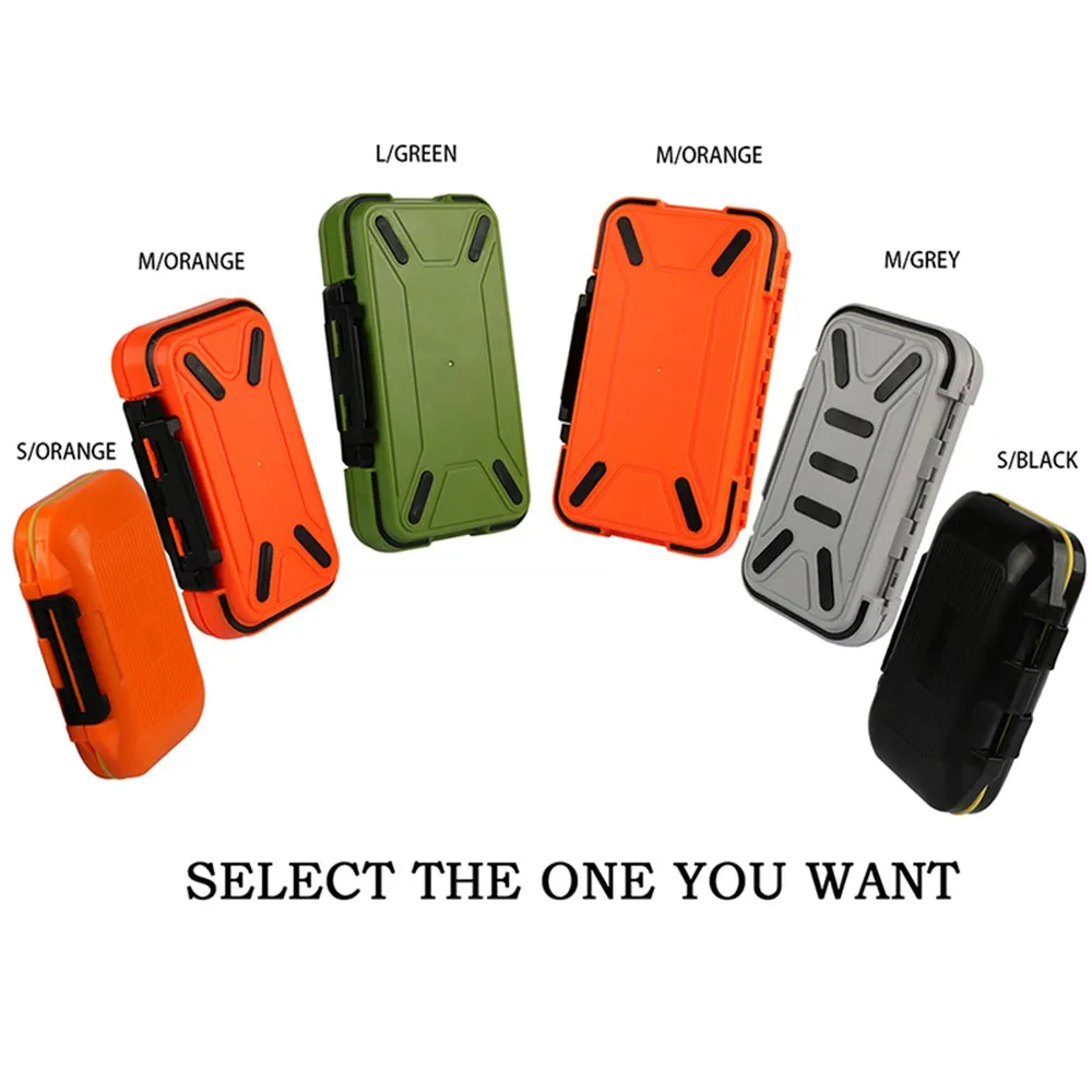 Двухслойная жесткая пластиковая рыболовная коробка большого размера для приманок или грузил