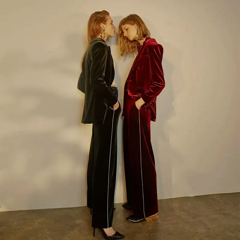 Wholesale Office Wear Slim Fitted Blazers Suits Women