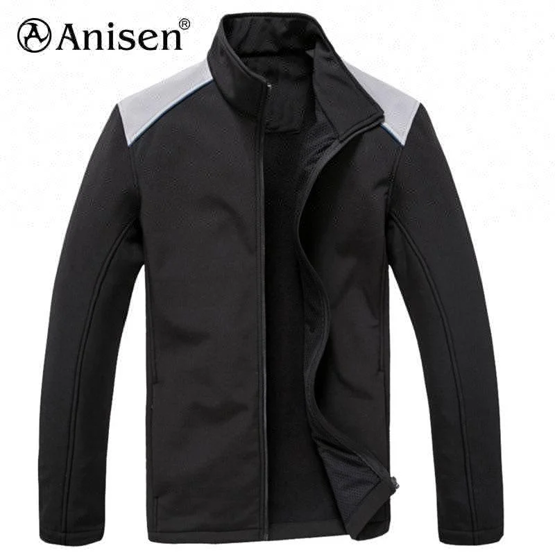 wholesale Running Custom Zip Up Customized 100% Polyester Windbreaker Waterproof Men Hiking Jacket