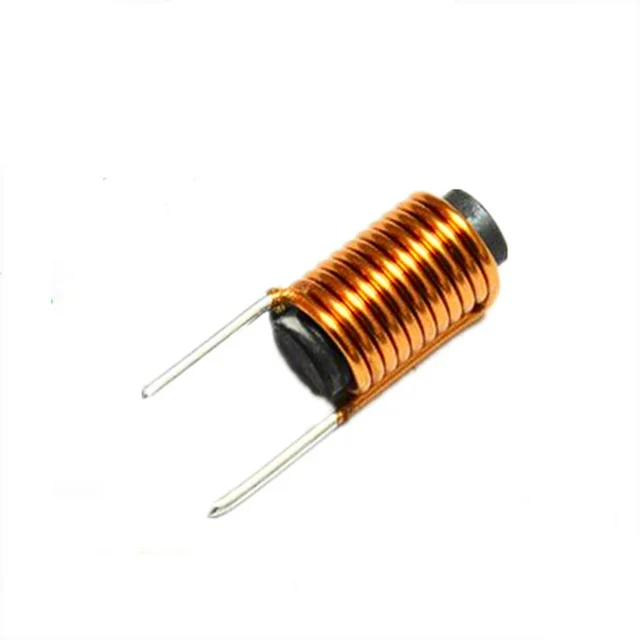  Small Size Copper Wire Wound Rod Ferrite Core Inductor 25uH Air Bobbin