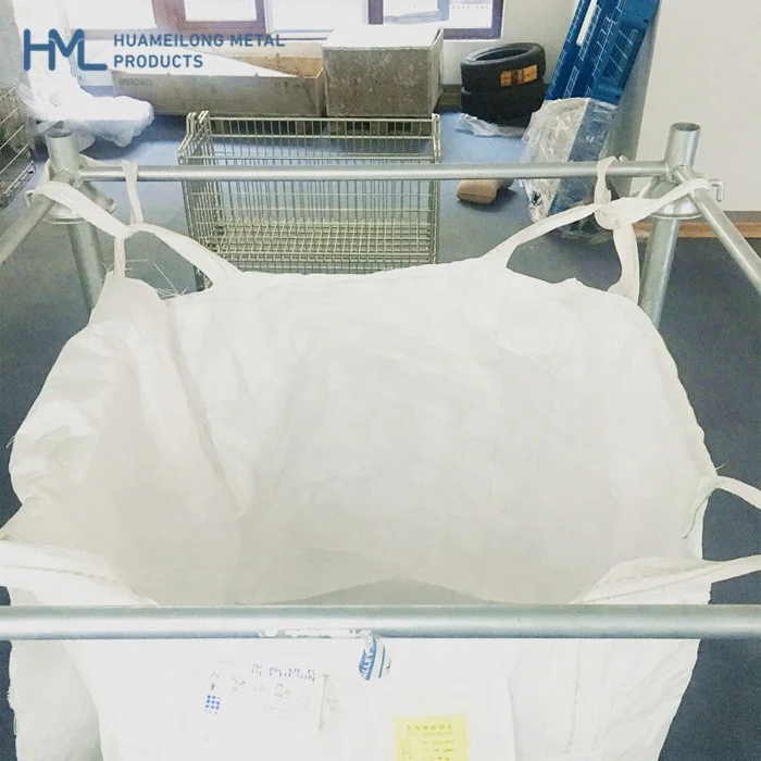 Stacking metal professional cheap metal portable storage warehouse industrial steel big bag rack system