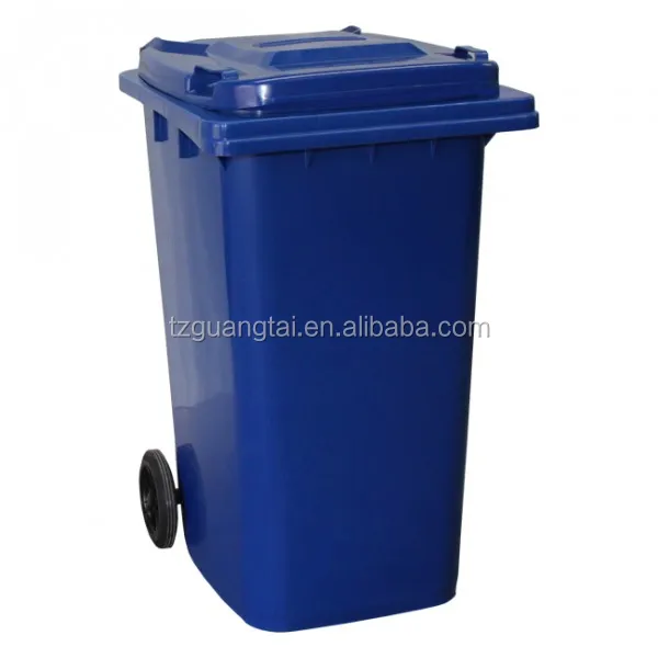 Colored 240L Plastic Bin 240liter Blue garbage container