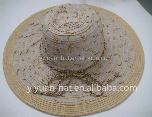 2018 оптовая продажа, новый стиль, Женские соломенные шляпы от солнца с широкими полями