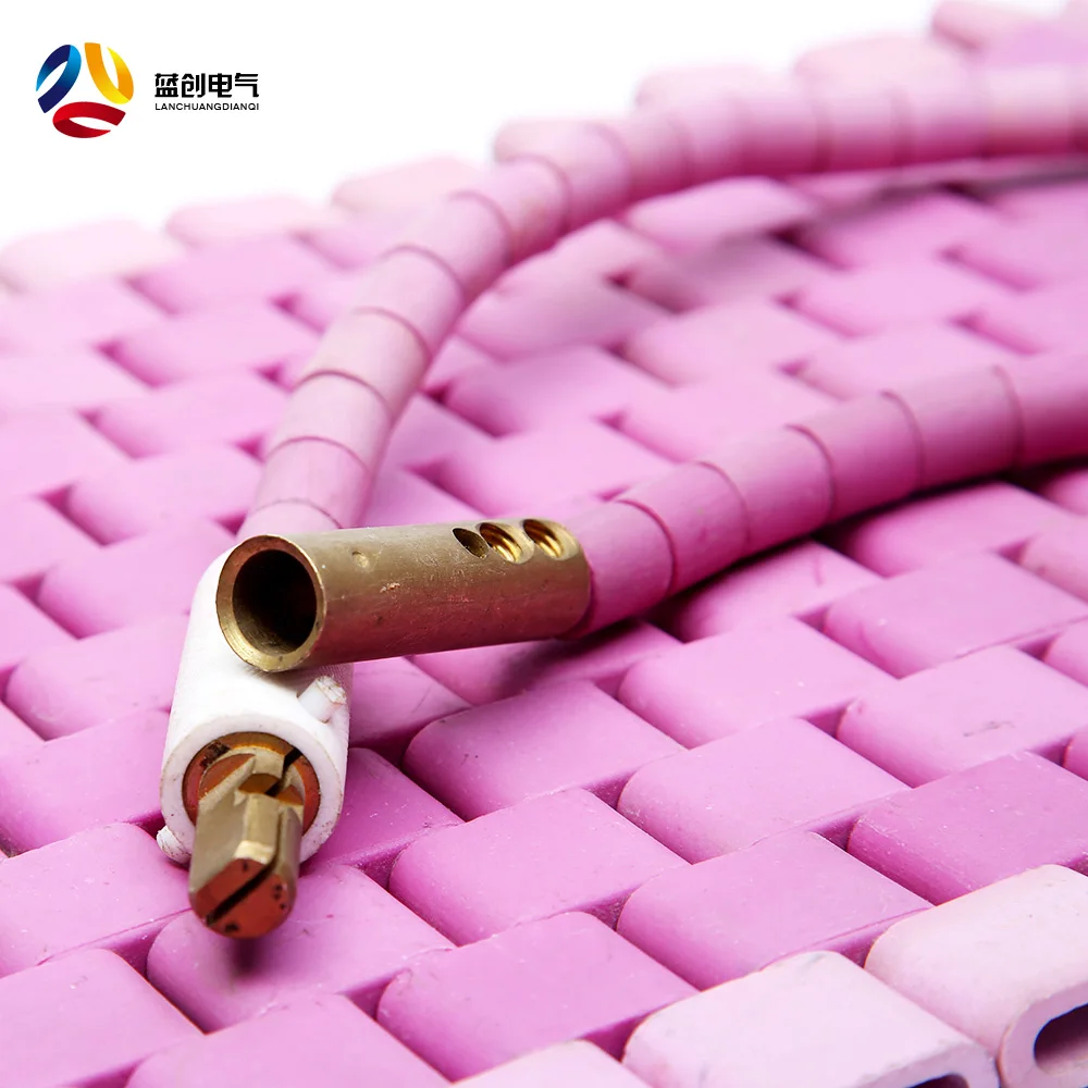 pipe welding ceramic flexible electric heating pad rope heater
