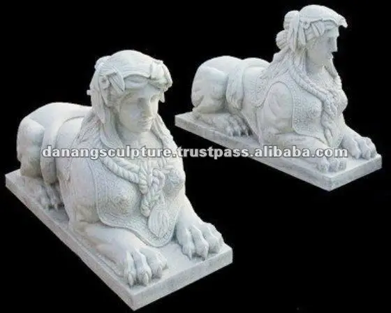 Egyptian Garden Decoration Stone Sphinx Statue DSF-T108