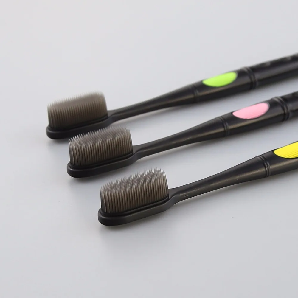 
latest design adult toothbrush with soft nano bristles from yanchen factory 