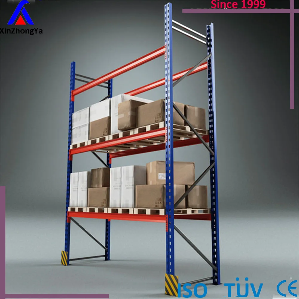 Pallet Racking Powder Coated CE   Warehouse Rack White/ORANGE