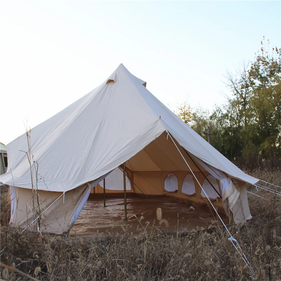 6x4 м Открытый Кемпинга Холст император колокол палатка для продажи