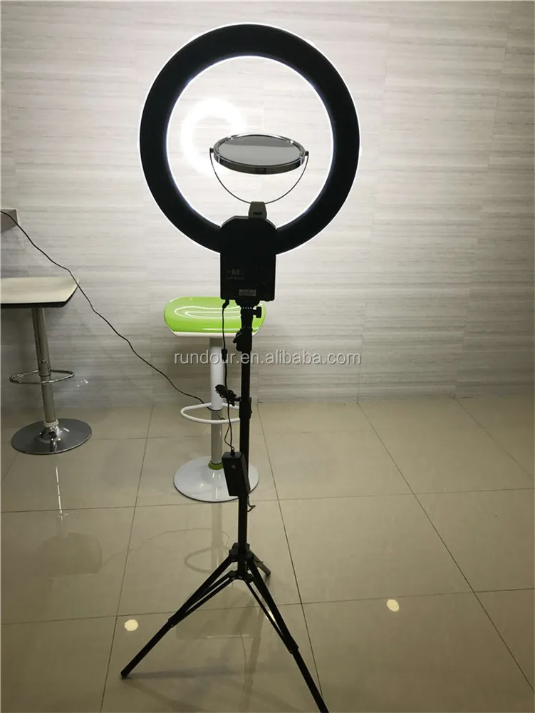 Высокая яркость кольцо с подсветкой NanGuang CN-R640 кольцевая Светодиодная лампа со светодиодной лампой для украшение головы связанных фотографией а также