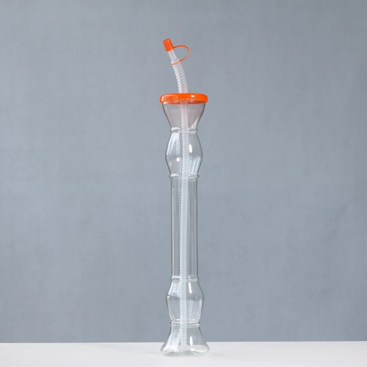 450ml Smoothie Plastic Cups With Lids and Straws