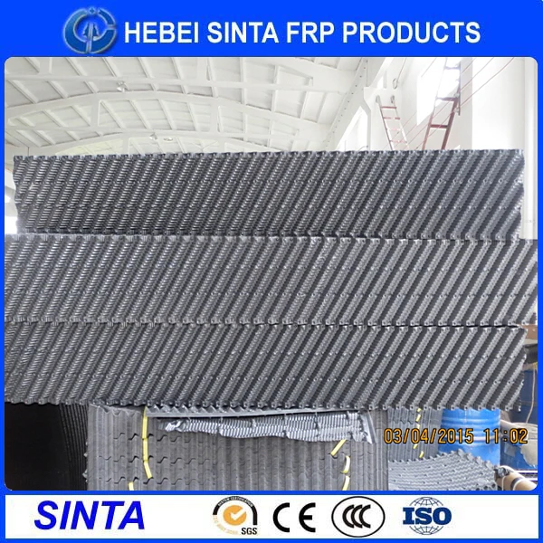 splash type and film flow type fills pvc Cooling tower fill