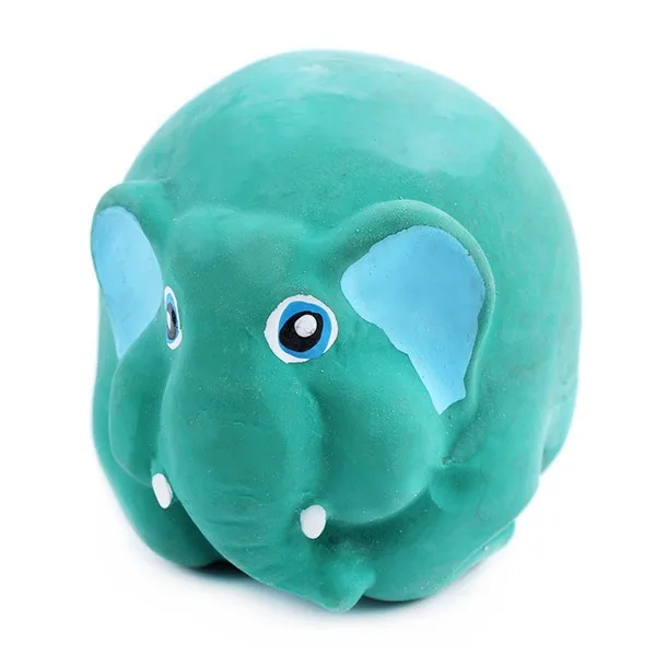 
animal shaped dog squeaky rubber ball 